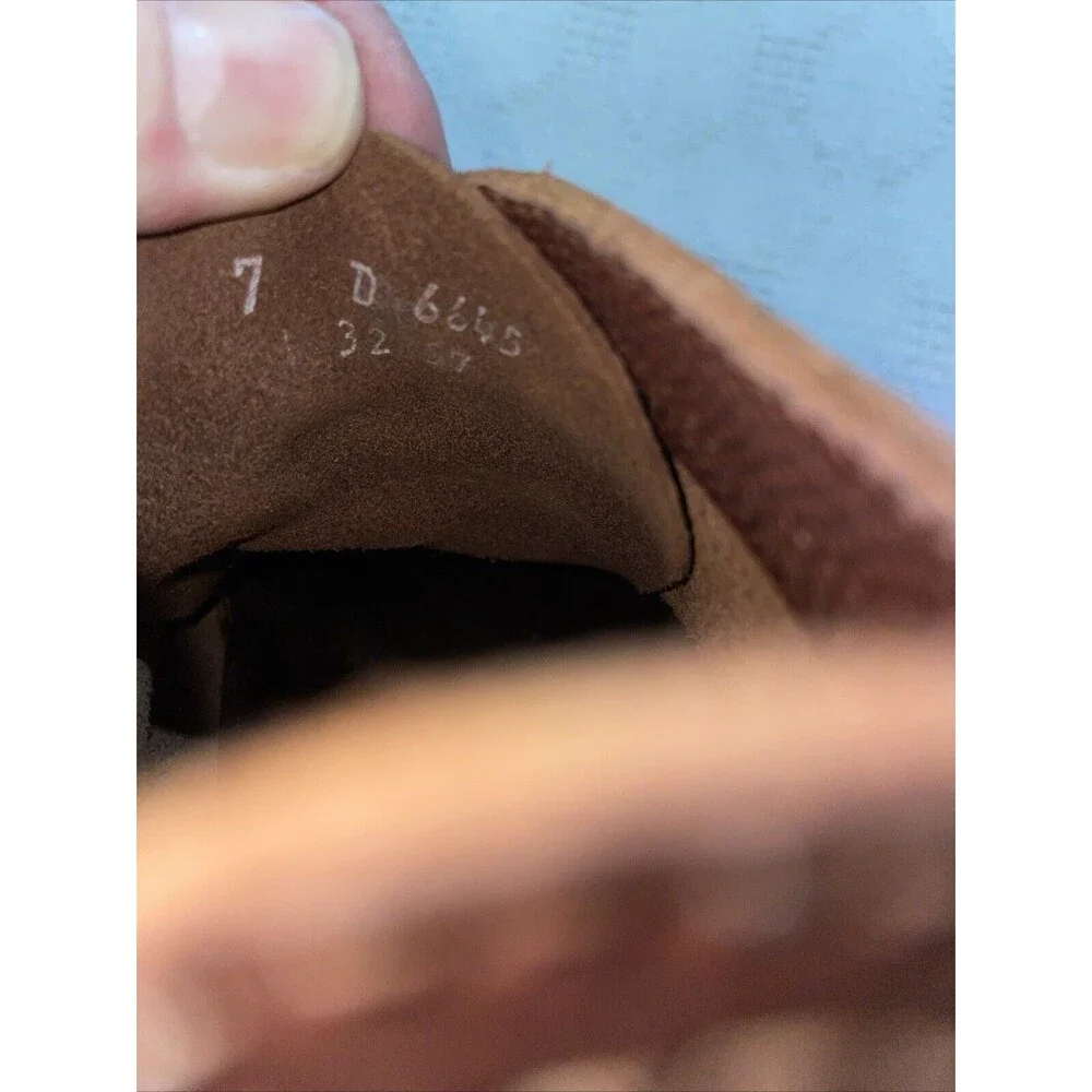 Allen Edmonds Promontory Point Men’s Pebble Grain Boots Size 7 D Brown Leather